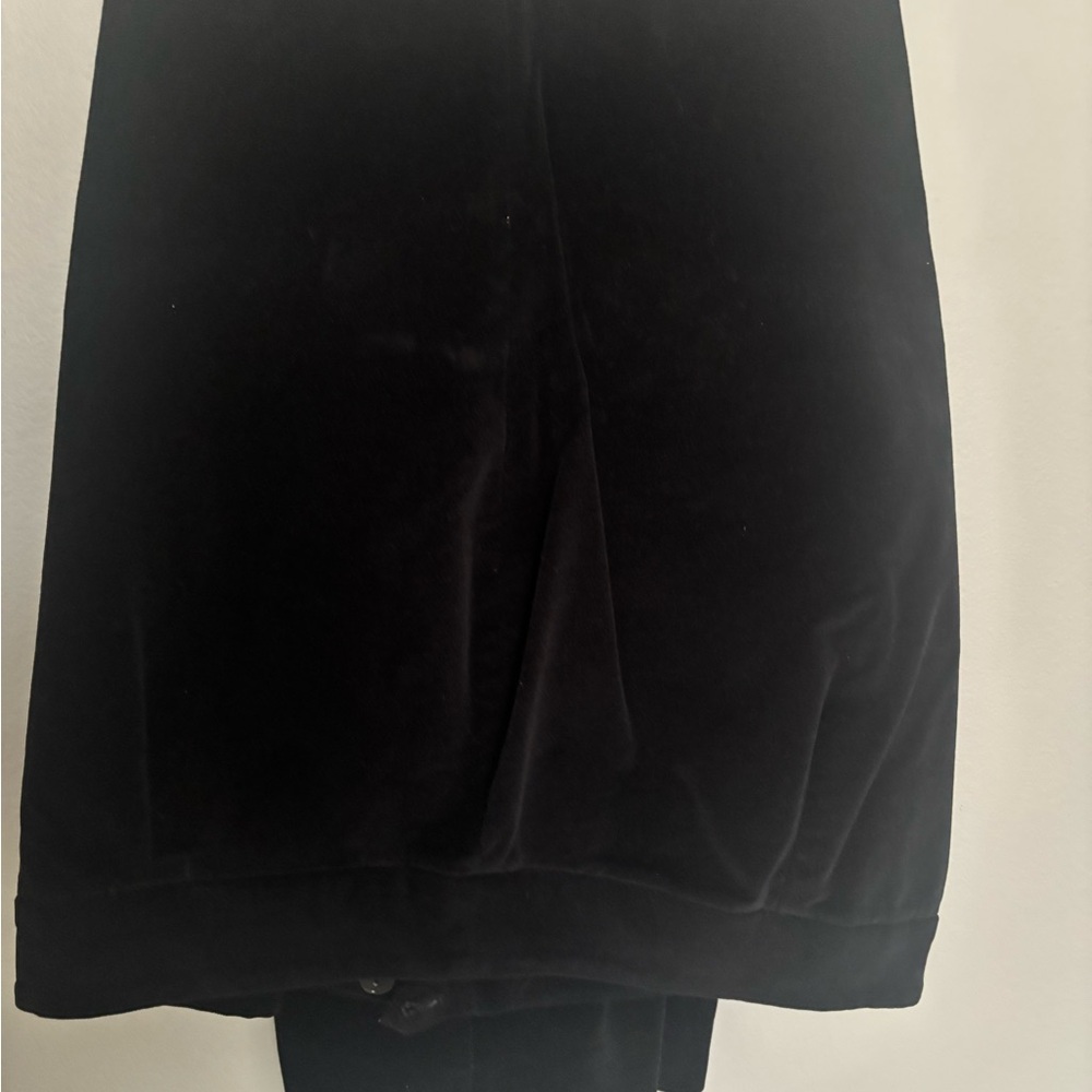 Talbots Classic Black Velvet Skirt